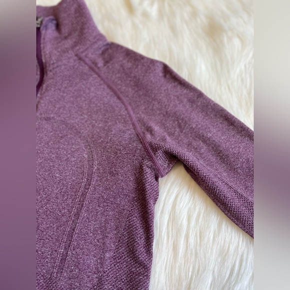 Lululemon 🍋Light Purple Half Zip Pullover size 6 - Picture 7 of 12